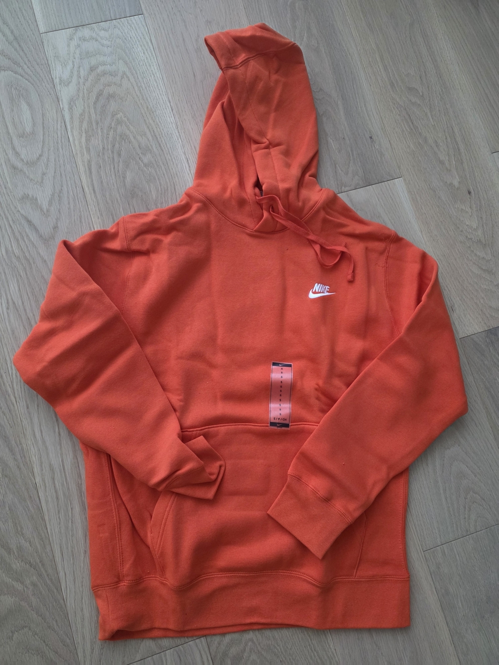 Brand New Nike Men’s Orange Hoodie Size Small